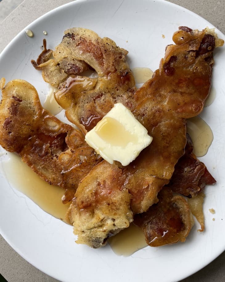 I Tried the TikTok Bacon Pancakes and They're Buttery Goodness The Kitchn